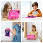 Laptop, Telefoane si Tablete - Tablete si accesorii tablete - Accesorii Tablete - Huse tablete - Husa protectie Felman's, pentru iPad PRO 11inch (2018, 2020, 2021) si iPad Air (2020, 2022), model Panda Roz - Infinity.ro