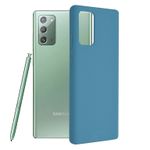 Laptop, Telefoane si Tablete - Telefoane mobile si accesorii - Accesorii Telefoane - Huse telefoane - Husa de protectie compatibila cu Samsung Galaxy Note 20/Note 20 5G, Soft Silicon, Albastru - Infinity.ro