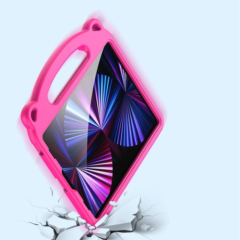 Laptop, Telefoane si Tablete - Tablete si accesorii tablete - Accesorii Tablete - Huse tablete - Husa protectie Felman's, pentru iPad PRO 11inch (2018, 2020, 2021) si iPad Air (2020, 2022), model Panda Roz - Infinity.ro