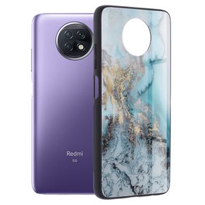 Husa de protectie compatibila cu Xiaomi Redmi Note 9T 5G, PC, Bleu
