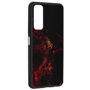 Husa de protectie compatibila cu Huawei P Smart 2021, PC, Rosu