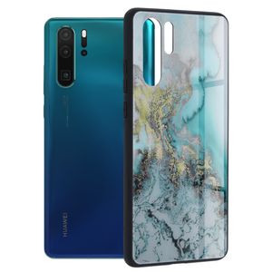 Husa de protectie compatibila cu Huawei P30 Pro/Pro New Edition, PC, Bleu