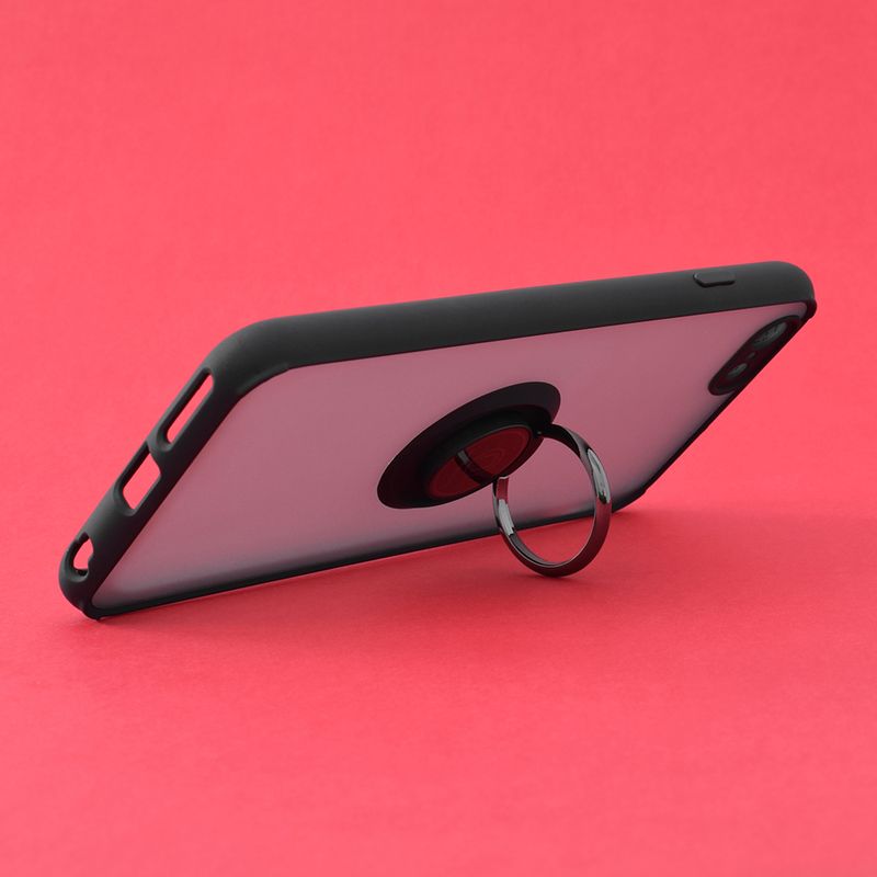 Laptop, Telefoane si Tablete - Telefoane mobile si accesorii - Accesorii Telefoane - Huse telefoane - Husa de protectie compatibila cu iPhone 6 Plus/ 6s Plus, Metal, Negru - Infinity.ro