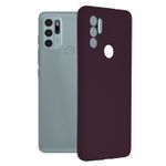 Laptop, Telefoane si Tablete - Telefoane mobile si accesorii - Accesorii Telefoane - Huse telefoane - Husa de protectie compatibila cu Motorola Moto G60S, Soft Silicon, Violet - Infinity.ro