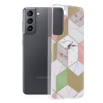 Laptop, Telefoane si Tablete - Telefoane mobile si accesorii - Accesorii Telefoane - Huse telefoane - Husa de protectie compatibila cu Samsung Galaxy S21 5G, PU, Mov - Infinity.ro