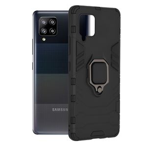 Husa de protectie compatibila cu Samsung Galaxy A42 5G, Soft Silicon, Negru