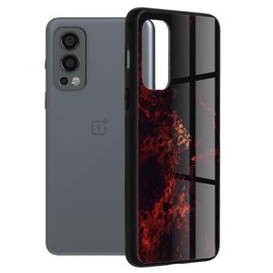 Husa de protectie compatibila cu OnePlus Nord 2 5G, PC, Rosu