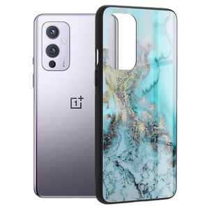 Husa de protectie compatibila cu OnePlus 9, PC, Bleu