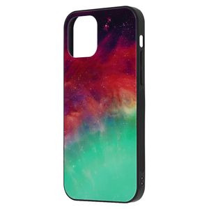 Husa de protectie compatibila cu iPhone 12/Pro, PC, Turcoaz