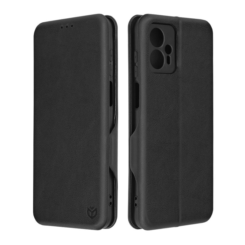 Laptop, Telefoane si Tablete - Telefoane mobile si accesorii - Accesorii Telefoane - Huse telefoane - Husa de protectie compatibila cu Motorola Moto G23/G13, Piele ecologica, Negru - Infinity.ro