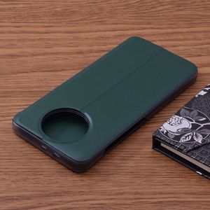 Carcasa de protectie compatibila cu Xiaomi Redmi Note 9T 5G, Piele ecologica, Verde