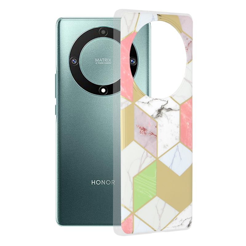 Laptop, Telefoane si Tablete - Telefoane mobile si accesorii - Accesorii Telefoane - Huse telefoane - Husa de protectie compatibila cu Honor Magic5 Lite, PU, Mov - Infinity.ro