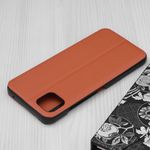 Laptop, Telefoane si Tablete - Telefoane mobile si accesorii - Accesorii Telefoane - Huse telefoane - Carcasa de protectie compatibila cu Samsung Galaxy A22 5G, Piele ecologica, Portocaliu - Infinity.ro