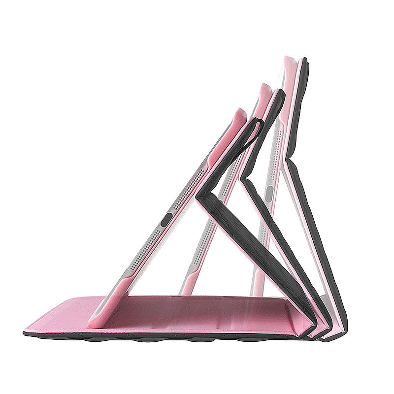 Laptop, Telefoane si Tablete - Tablete si accesorii tablete - Accesorii Tablete - Huse tablete - Husa Felman's tip carte de lux pentru tableta iPad 2017 de 9.7 inch, in piele ecologica cu detaliu sclipitor Luxury Crown Bling, in culoarea negru - Infinity.ro