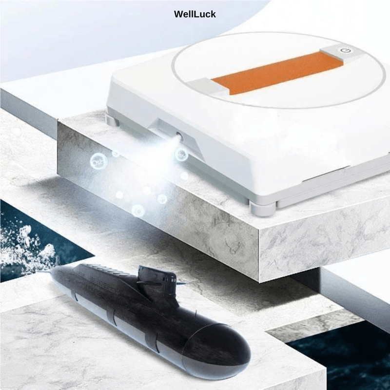 Electronice si Electrocasnice - Ingrijirea locuintei - Aspiratoare - Robot Curatare Geamuri Smart WellLuck, Senzor Detectie Geamuri, Anti-Cadere, Putere 2500Pa, WiFi, Aplicatie, Telecomanda - Infinity.ro