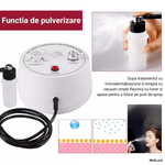 Ingrijire personala si Cosmetice - Aparate & accesorii ingrijire personala - Aparate cosmetice - Aparate intretinere si ingrijire corporala - Aparat Micro-Dermabraziune Profesional, WellLuck, Lifting Ten, Indepartare Puncte Negre, Vacuum, Pulverizare, Acnee,Alb - Infinity.ro