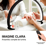 Ingrijire personala si Cosmetice - Aparate & accesorii ingrijire personala - Aparate cosmetice - Aparate pentru manichiura-pedichiura - Lampa Profesionala LED Manichiura , WellLuck, Semiluna, 40 W, 320 LED-uri, Telecomanda, Manichiura/Pedichiura - Infinity.ro