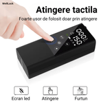 Casa si Gradina - Electrice - Echipamente electrice - Compresoare - Compresor Auto Portabil, Functie Aspirare,  WellLuck, Presiune 10.5 bar, Presetare Presiune , LED, Incarcare  USB - Infinity.ro