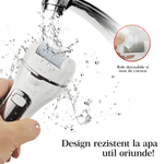 Ingrijire personala si Cosmetice - Aparate & accesorii ingrijire personala - Aparate cosmetice - Aparate pentru manichiura-pedichiura - Set Pila Electrica WellLuck, Curatare Talpi /Calcaie, Display Digital, Lanterna LED, Acumulator 1200 mAh, Incarcare USB - Infinity.ro