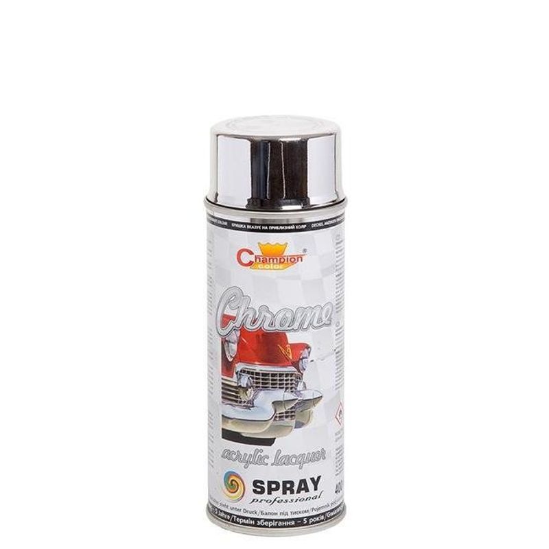 Auto si Moto - Reparatii si depanare - Scule auto - Echipamente de vopsit - Spray Vopsea Crom 400ml Champion Color - Infinity.ro