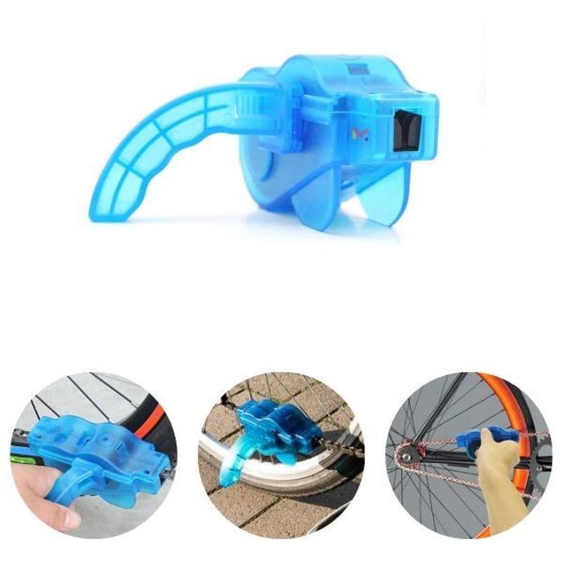 Sport si Outdoor - Camping - Accesorii camping si drumetii - Kit DeLuxe pentru curatarea lantului bicicletei, Albastru - Infinity.ro