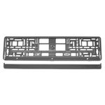 Auto si Moto - Piese auto si accesorii - Interior auto - Accesorii interior - Suport numar inmatriculare din plastic, calitate Premium, culoare GRAFIT - Infinity.ro