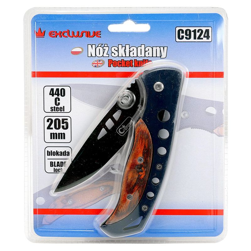 Sport si Outdoor - Camping - Cutite, bricege si accesorii - Cutite si bricege - Briceag, cutit rabatabil de buzunar 205mm  205 mm - Infinity.ro