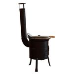 Electronice si Electrocasnice - Climatizare si sisteme de incalzire - Aparate racire aer - Aer conditionat - Soba pentru ceaun/tuci, cu burlan, polonic, ceaun de 14 L, 36x42 cm, Perfect Home - Infinity.ro