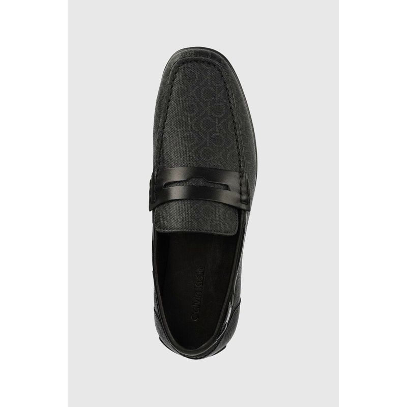 Fashion, accesorii si bijuterii - Barbati - Incaltaminte barbati - Mocasini barbati - Mocasini Calvin Klein Logo Hw Driver Mono HM0HM00843 40 EU Negru - Infinity.ro