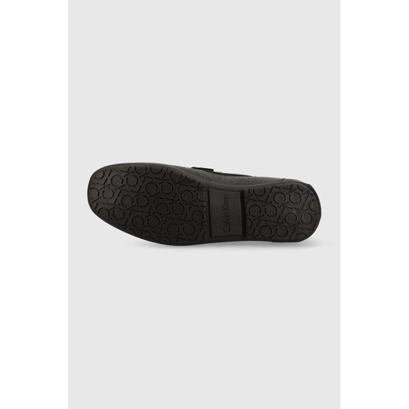 Fashion, accesorii si bijuterii - Barbati - Incaltaminte barbati - Mocasini barbati - Mocasini Calvin Klein Logo Hw Driver Mono HM0HM00843 41 EU Negru - Infinity.ro