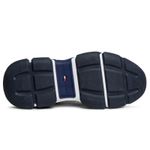 Fashion, accesorii si bijuterii - Barbati - Incaltaminte barbati - Sneakers si tenisi barbati - Pantofi sport Tommy Hilfiger Chunky Material Mix 41 EU Alb - Infinity.ro