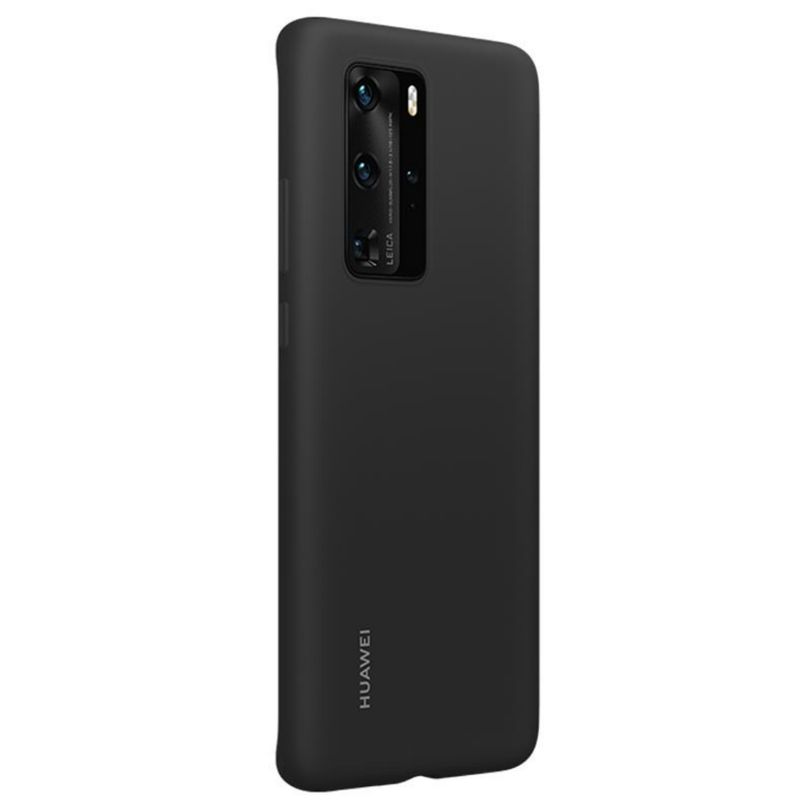 Laptop, Telefoane si Tablete - Telefoane mobile si accesorii - Accesorii Telefoane - Huse telefoane - Husa de protectie autentica Huawei - Potrivire ideala pentru Huawei P40 Pro, design din silicon moale, capac de protectie - Negr - Infinity.ro