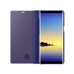 Laptop, Telefoane si Tablete - Telefoane mobile si accesorii - Accesorii Telefoane - Huse telefoane - Husa de protectie flip cover, Clear View compatibil cu Samsung Galaxy S10, functie stand, culoare albastra - Infinity.ro