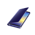 Laptop, Telefoane si Tablete - Telefoane mobile si accesorii - Accesorii Telefoane - Huse telefoane - Husa de protectie flip cover, Clear View compatibil cu Samsung Galaxy S10, functie stand, culoare albastra - Infinity.ro