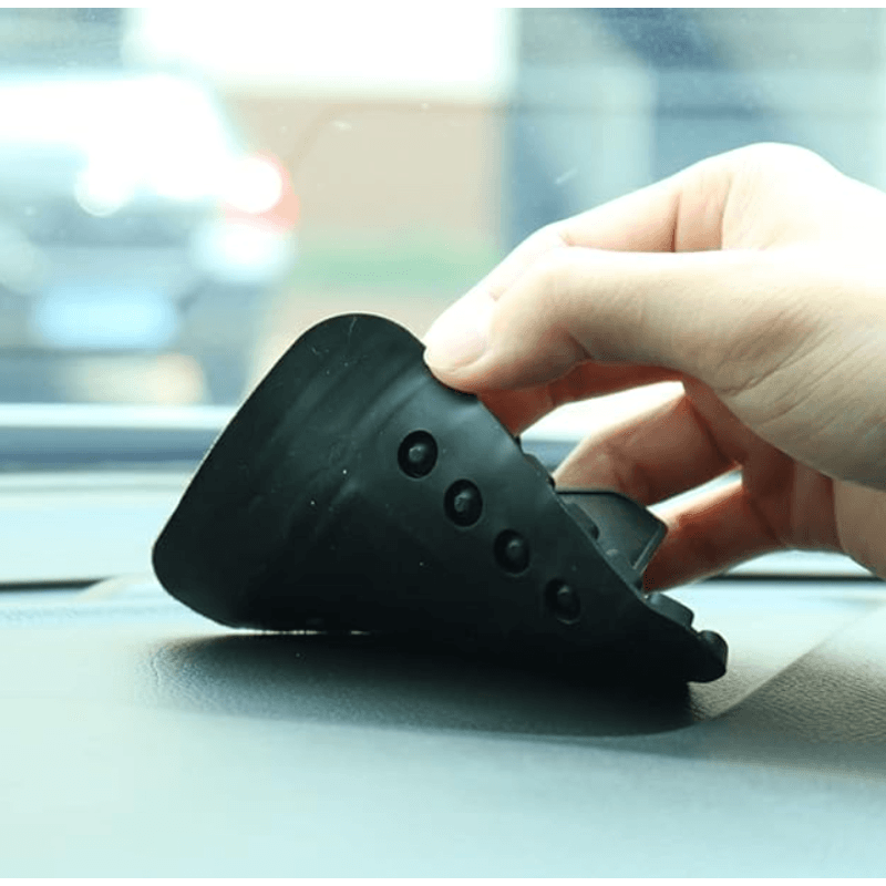 Laptop, Telefoane si Tablete - Telefoane mobile si accesorii - Accesorii Telefoane - Suport si docking telefoane - Suport antialunecare pentru bordul masinii, pentru telefon, compatibilitate universala, silicon, culoare rosie - Infinity.ro