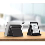 Laptop, Telefoane si Tablete - Telefoane mobile si accesorii - Accesorii Telefoane - Suport si docking telefoane - Suport pentru telefon sau tableta, banda silicon anti alunecare, pentru birou sau masa, compatibilitate 4-7.9", culoare neagra - Infinity.ro