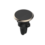 Laptop, Telefoane si Tablete - Telefoane mobile si accesorii - Accesorii Telefoane - Suport si docking telefoane - Suport auto pentru telefon, magnetic, cu prindere pe grila de ventilatie, orificii pentru cablul de incarcare, culoare negru-auriu - Infinity.ro