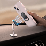 Laptop, Telefoane si Tablete - Telefoane mobile si accesorii - Accesorii Telefoane - Suport si docking telefoane - Suport adeziv universal cu inel pentru telefon, rotire 360 grade, magnetic si functie stand, culoare auriu - Infinity.ro