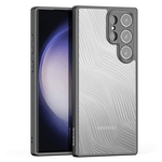 Laptop, Telefoane si Tablete - Telefoane mobile si accesorii - Accesorii Telefoane - Huse telefoane - Husa de protectie Aimo Series, compatibila cu Samsung Galaxy S23 Ultra, culoare negru transparent - Infinity.ro