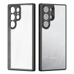 Laptop, Telefoane si Tablete - Telefoane mobile si accesorii - Accesorii Telefoane - Huse telefoane - Husa de protectie Aimo Series, compatibila cu Samsung Galaxy S23 Ultra, culoare negru transparent - Infinity.ro