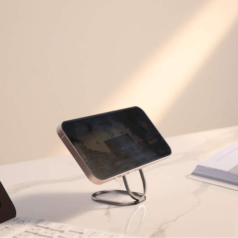 Laptop, Telefoane si Tablete - Telefoane mobile si accesorii - Accesorii Telefoane - Suport si docking telefoane - Suport adeziv universal cu inel pentru telefon, rotire 360 grade, magnetic si functie stand, culoare auriu - Infinity.ro