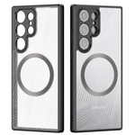 Laptop, Telefoane si Tablete - Telefoane mobile si accesorii - Accesorii Telefoane - Huse telefoane - Husa de protectie Aimo MagSafe Series, compatibila cu Samsung Galaxy S23 Ultra, culoare negru transparent - Infinity.ro