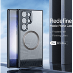 Laptop, Telefoane si Tablete - Telefoane mobile si accesorii - Accesorii Telefoane - Huse telefoane - Husa de protectie Aimo MagSafe Series, compatibila cu Samsung Galaxy S23 Ultra, culoare negru transparent - Infinity.ro