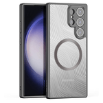 Laptop, Telefoane si Tablete - Telefoane mobile si accesorii - Accesorii Telefoane - Huse telefoane - Husa de protectie Aimo MagSafe Series, compatibila cu Samsung Galaxy S23 Ultra, culoare negru transparent - Infinity.ro