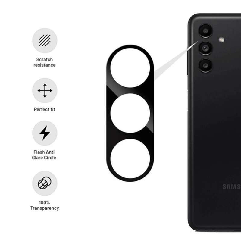 Laptop, Telefoane si Tablete - Telefoane mobile si accesorii - Accesorii Telefoane - Folii protectie telefoane - Folie de protectie pentru camera, compatibila cu Samsung Galaxy S24, sticla, cu margini negre - Infinity.ro