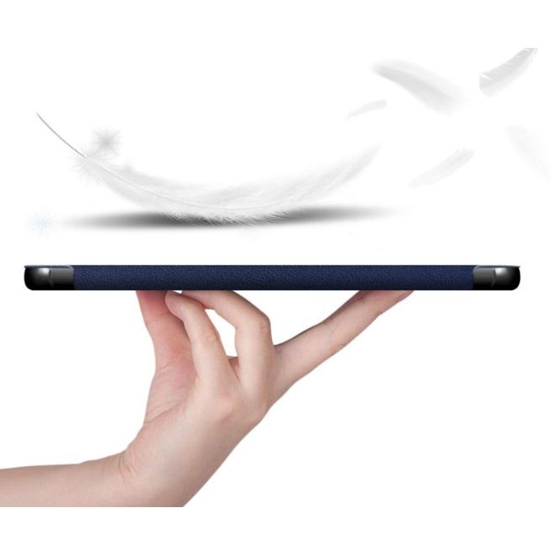 Laptop, Telefoane si Tablete - Tablete si accesorii tablete - Accesorii Tablete - Huse tablete - Husa de protectie compatibila cu Samsung Galaxy Tab S7 FE 12.4" T730/T736 2021, book cover cu functie stand si suport pentru pen, culoare albastru - Infinity.ro