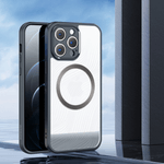 Laptop, Telefoane si Tablete - Telefoane mobile si accesorii - Accesorii Telefoane - Huse telefoane - Husa de protectie Aimo MagSafe Series, compatibila cu iPhone 14 Pro, culoare negru transparent - Infinity.ro