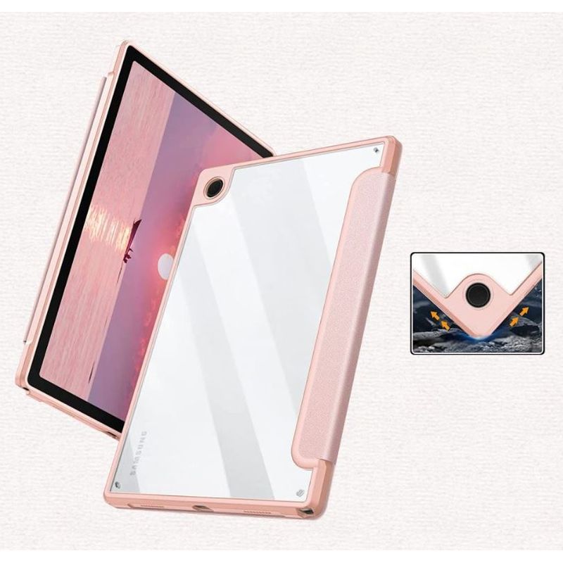 Laptop, Telefoane si Tablete - Tablete si accesorii tablete - Accesorii Tablete - Huse tablete - Husa de protectie compatibila cu Samsung Galaxy Tab S6 Lite 10.4" 2020/2022, Smart book cover, functie stand, model Marble - Infinity.ro