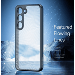 Laptop, Telefoane si Tablete - Telefoane mobile si accesorii - Accesorii Telefoane - Huse telefoane - Husa de protectie Aimo Series, compatibila cu Samsung Galaxy S23 Plus, culoare negru transparent - Infinity.ro