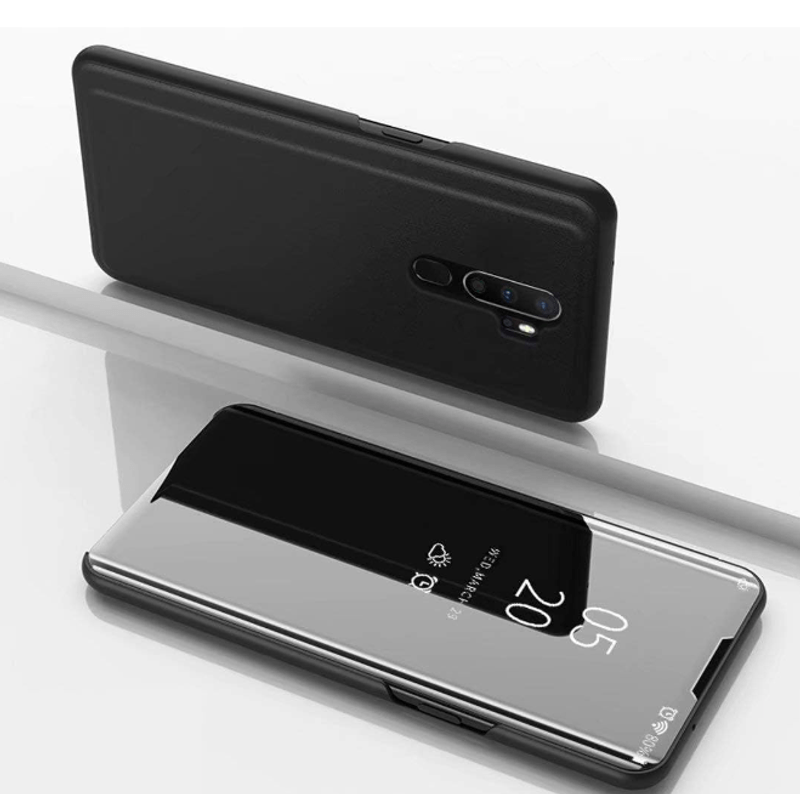 Laptop, Telefoane si Tablete - Telefoane mobile si accesorii - Accesorii Telefoane - Huse telefoane - Husa de protectie flip cover, Clear View compatibil cu Samsung Galaxy S10+, functie stand, culoare neagra - Infinity.ro